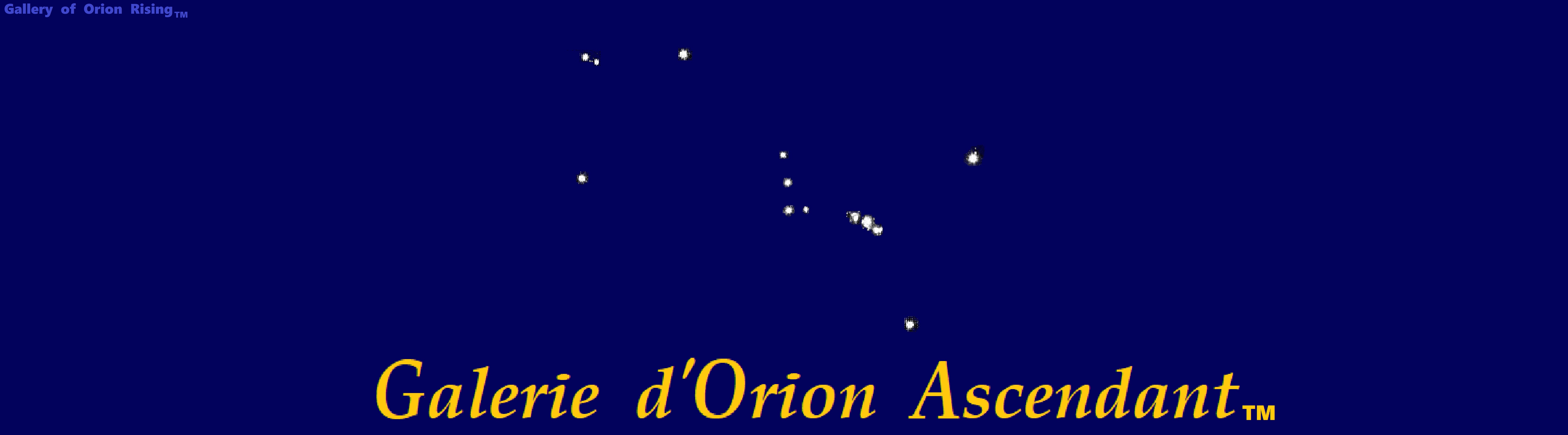 Graphic Image of Orion Rising Dark Blue